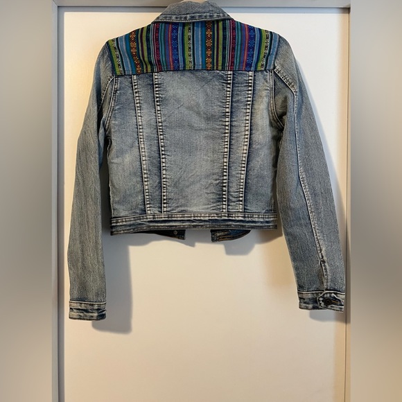 Serape Denim Jacket - Picture 2 of 5